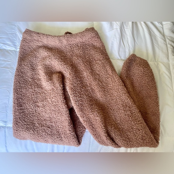 Skims Teddy Drawstring Cozy Kardashian Lounge Pants & Hoodie Jacket Size S/M 🤎 - Picture 2 of 8